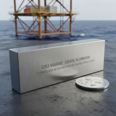 5083 Barras de alumínio de qualidade marinha resistentes à corrosão para aplicações offshore