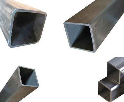 Tubo quadrado de aço inoxidável personalizável, acabamento de superfície polida e amostra gratuita