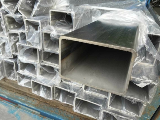 Tubo quadrado de aço inoxidável certificado ASTM A312, espessura da parede de 1mm a 150mm