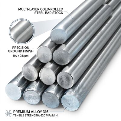 Tubo sem costura de aço inoxidável 304L resistente à corrosão com 6-813 mm OD para tubulação marítima