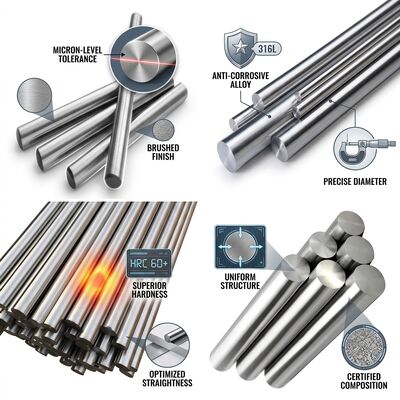 Tubos sem costura de aço inoxidável 316 de alta pressão 6-813 mm OD para serviços petroquímicos