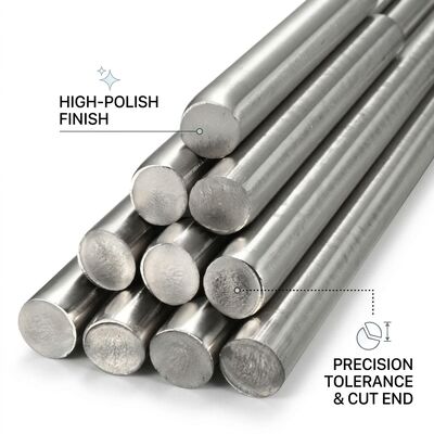Tubo de Aço Inoxidável Sem Costura de Grau Alimentício 316Ti 6-813mm OD para Uso Farmacêutico