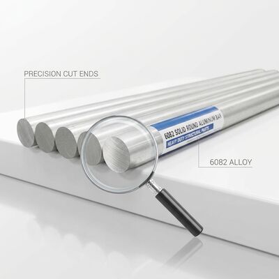 4032-T651 Barras redondas de alumínio liga de Al-Si de baixa expansão térmica para pistões de motores Componentes de desgaste do compressor